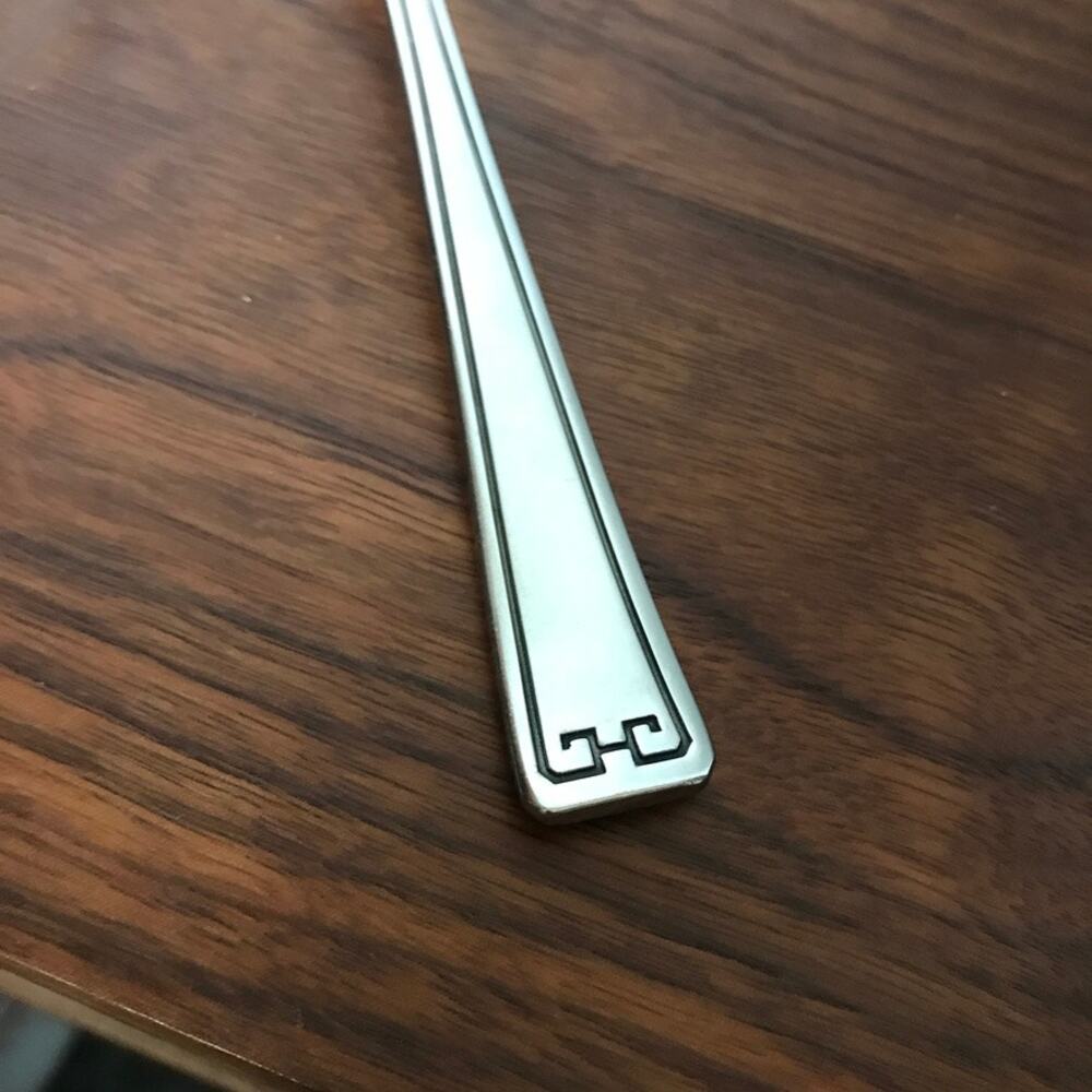 Gorham Silver Classic Key (Stainless) Flatware Replacement - 1 Fork, tines bent